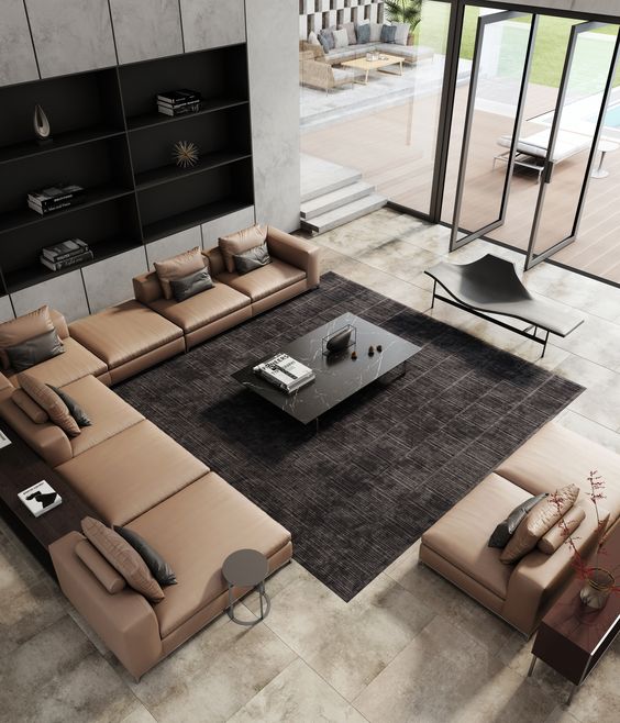 Thiết kế nội thất quan trọng nhất là sắp xếp sofa