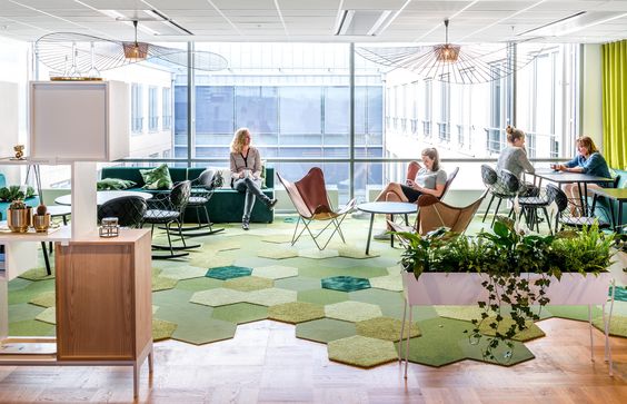 Thiết kế nội thất văn phòng xanh giúp nâng cao hiệu suất làm việc