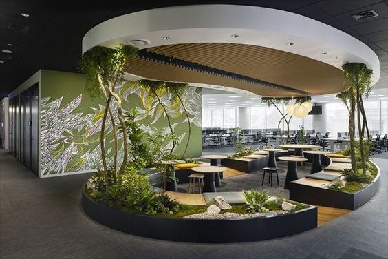 Không gian văn phòng xanh tạo sự ấn tượng cho hình ảnh doanh nghiệp