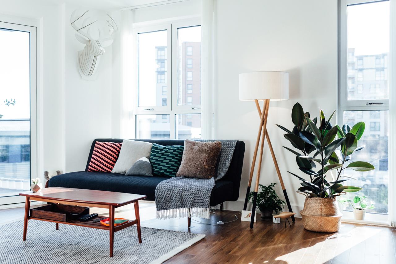Phong cách tối giản khá phù hợp khi thiết kế phòng khách nhỏ gọn