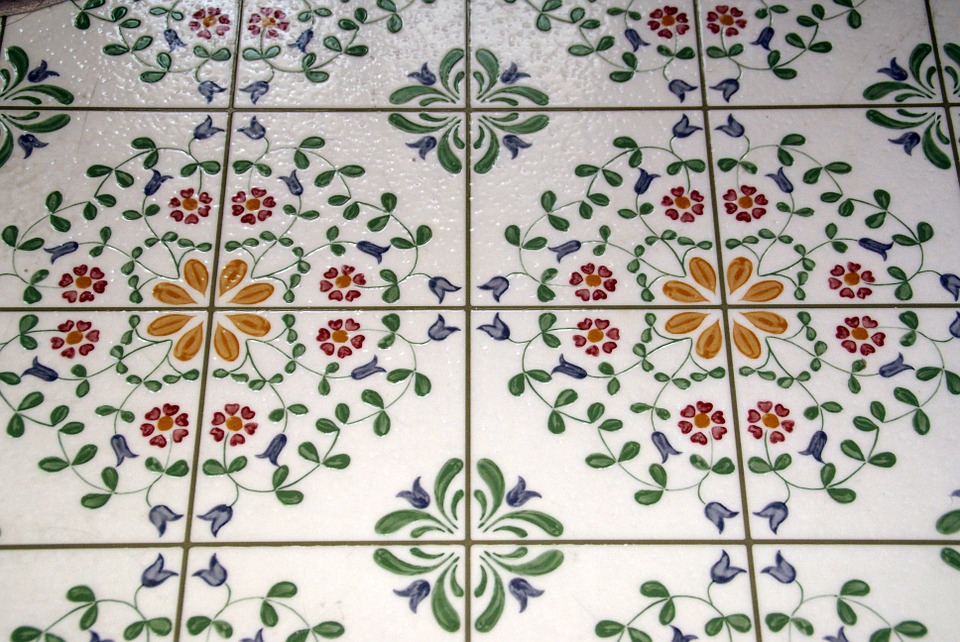 Sàn gạch mang tính linh hoạt trong việc trang trí các bức tường, kể cả sàn nhà