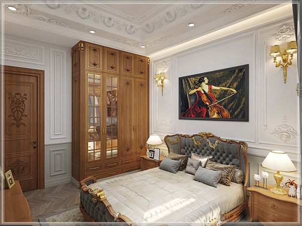 Phòng ngủ của mẫu thiết kế biệt thự đẹp (1)