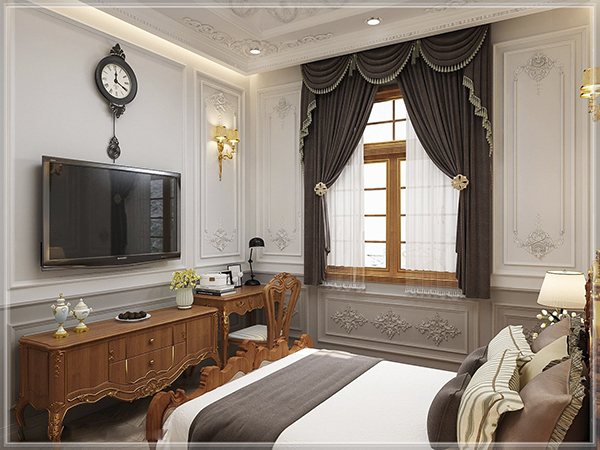 Phòng ngủ của mẫu thiết kế biệt thự đẹp (2)